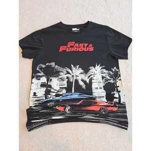 Freeze Fast & Furious T-Shirt Mens XL Black Good Graphic Muscle Car Movie Tee